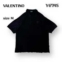 【即購入OK】Valentino　半袖ポロシャツ　サイズM ブラック