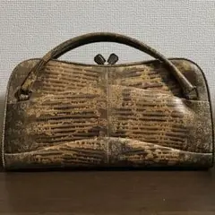 ☆開店セール☆ レア品 使用一日 美品 定価約60万 プラダ リザード バッグ②