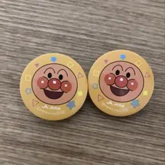 非売品　新品　未使用　アンパンマン　缶バッジ　クリップ　2個