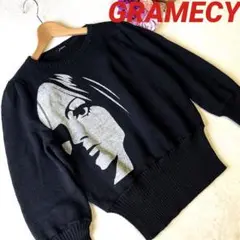 GRAMERCY ウール ボリューム ぽわん袖 トレンドニット