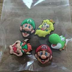 クロックス スーパーマリオ 公式 ジビッツ チャーム 5ピース パック