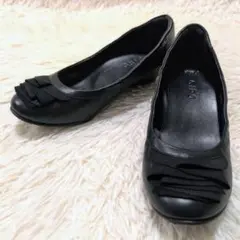 【美品】アシックス ジーロ ウォーキング パンプス ブラック 23.0cm