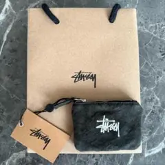 新品未使用 STUSSY ブラック CANVAS コインケース