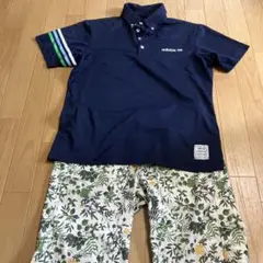 adidas ポロシャツ　半パン　セット