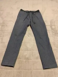 【美品】ナノユニバース　グレー スリムフィット ジョガーパンツ　Mサイズ