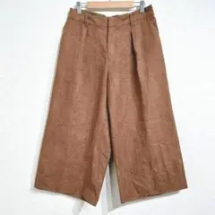 DECOY collection デコイコレクション ワイドパンツ スウェード調