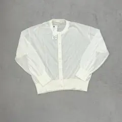 GU シアー　クールネックカーディガン　長袖 M