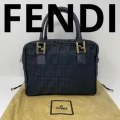 【良品】fendi フェンディ ハンドバッグ ズッカ ナイロン 保存袋付き
