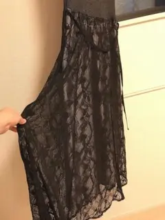 ノースリーブニットドッキングワンピース