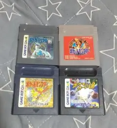 ポケットモンスター ゲームボーイソフト4本セット