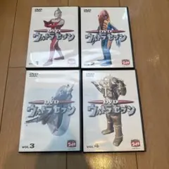 特撮DVD　ウルトラセブン　DVD4枚セット