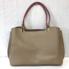 ROPE' PICNIC A4対応 軽量レクタンメタル3層トートバッグ ベージュ