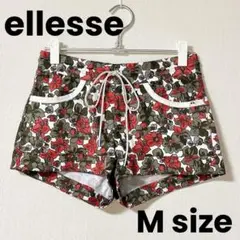 【美品】ellesseエレッセ♡テニス ショートパンツ 花柄♡M size