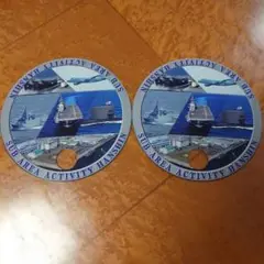 海上自衛隊 JMSDF 阪神基地隊 うちわ 2枚セット 頒布品 非売品
