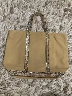 ヴァネッサブルーノ　フランス製　スパンコール付きトートバッグ