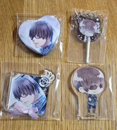 NORN9 ノルン+ノネット ロン リボンタイアクリルプレート ハート缶バッジ