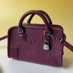 LOEWE 極美品 2way ミニ アマソナ 12 ショルダーバッグ ロエベ