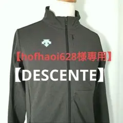 【DESCENTE】ゴルフウェア ジップアップ グレー