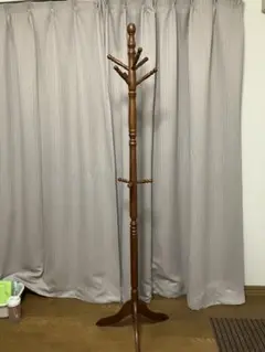 木製コートハンガー9フック付き
