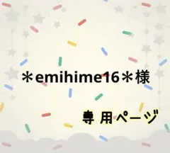 ＊emihime16＊様☆専用ページ