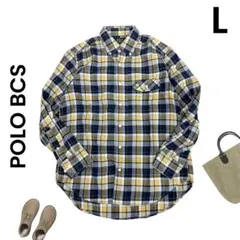【POLO BRITISH COUNTRY SPIRIT】L チェック シャツ