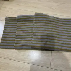 ベルメゾン　枕カバー3点セット　グリーンストライプ