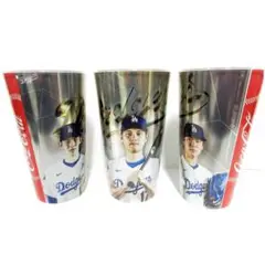 ドジャース 大谷翔平 山本由伸 佐々木朗希 スーベニア ドリンクカップ リッド付