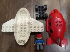 レゴデュプロ 飛行機 パイロットセット
