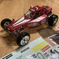 京商RCバギー「トマホーク」シャーシーとミッション部分【当時もの】 京商RCバギー「トマホーク」シャーシーとミッション部分【当時もの】