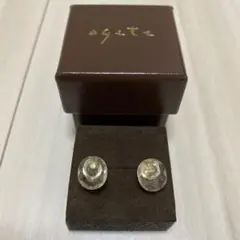 アガットagete ピアス ルチルクォーツ 美品