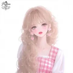 (NO.302)人物ステッカー 女の子ステッカー コラージュ素材