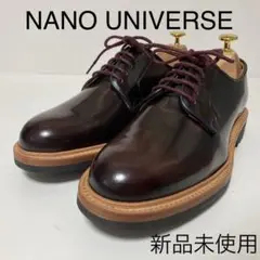 ②⭐️新品未使用⭐️NANO UNIVERSE プレーントゥ 25 ブラウン