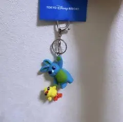 ディズニーリゾート トイストーリー4 ダッキー＆バニー キーチェーン