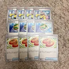ポケモンカード　なかよしポフィン　ネストボール　ナンジャモ　各4枚　計12枚