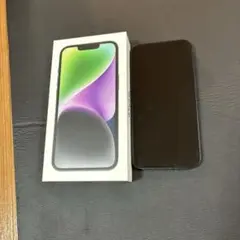 Apple iPhone 14 ブラック 本体 箱付き
