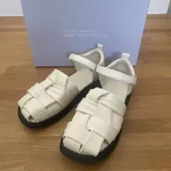UNITED ARROWS グルカサンダル ホワイト 21cm