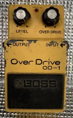 BOSS OD-1 RC3403ADB Raytheon レイセオン 銀ネジ BOSS 1978年製 OD-1 【Raytheon RC3403ADB】銀ネジ・スケルトン