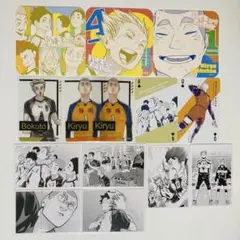 ハイキュー　木兎光太郎　桐生八　黒尾鉄朗　ファンパーク　クリアカード　コースター