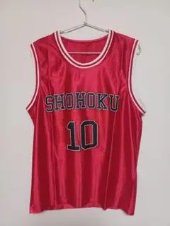 SHOHOKU バスケットボール ユニフォーム 10番 (桜木)レッド