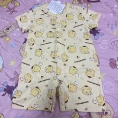 ポムポムプリン　ロンパース　マフィン　80cm 黄色　サンリオ　70cm