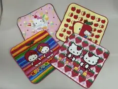 ハローキティHELLO KITTY ミニタオル　４枚 2002