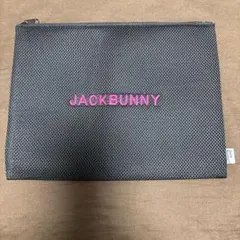 JACKBUNNY メッシュポーチ 黒