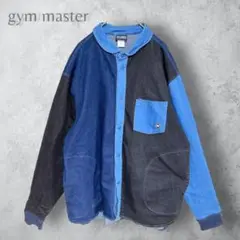 【gym master ジムマスター】　ストレッチデニムスナップシャツジャケット