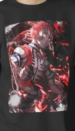 鬼滅の刃アカザ！新品未使用LサイズTシャツ！激渋！流行りアニメキャラ映画！