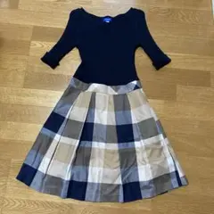 ブルーレーベルクレストブリッジ ワンピ