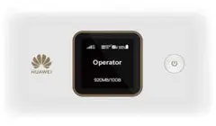 HUAWEI WiFi SIMフリー モバイルポケットWi-Fiルーター 白色
