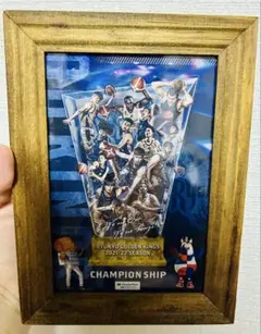 琉球ゴールデンキングス2021-2022シーズン限定 ファミマステッカー 額入り