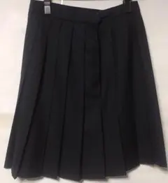 【未使用・美品】 制服用 スカート 高校 中学 プリーツ 紺黒系