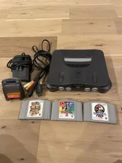 NINTENDO 64 ソフト3本and 64GBパックセット