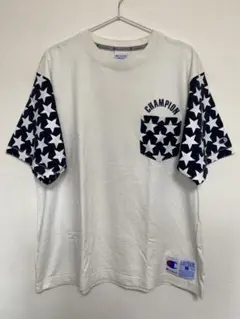 Champion チャンピオン 星柄 Tシャツ（ホワイト）M